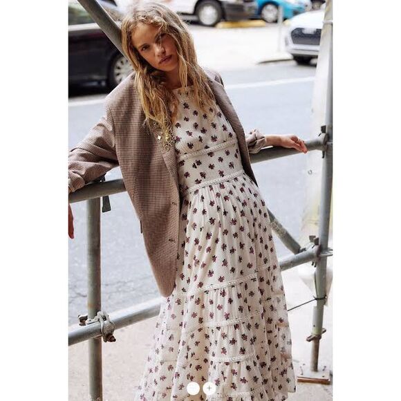 Free People We The Free Daydreamer Midi Dress Size S - Picture 1 of 7